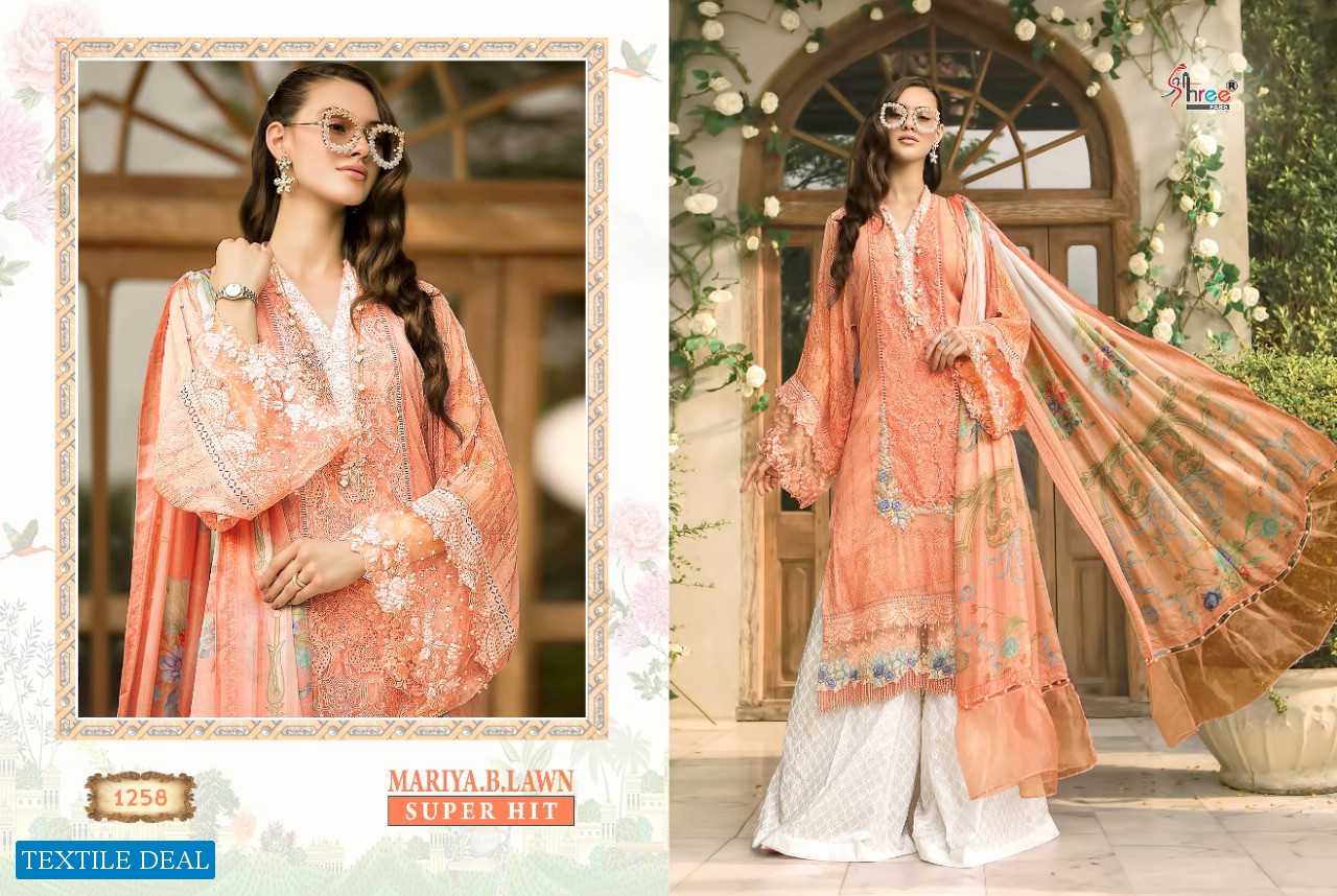 MARIYA B LAWN SUPER HIT BY SHREE FAB COTTON PRINT PAKISTANI SUIT CONCEPT