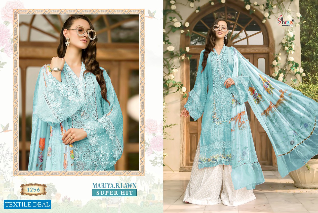 MARIYA B LAWN SUPER HIT BY SHREE FAB COTTON PRINT PAKISTANI SUIT CONCEPT