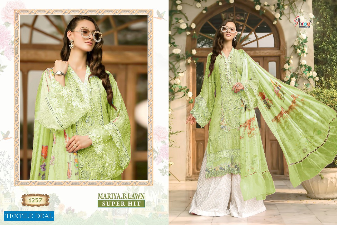 MARIYA B LAWN SUPER HIT BY SHREE FAB COTTON PRINT PAKISTANI SUIT CONCEPT