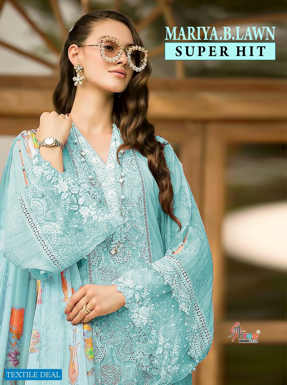 MARIYA B LAWN SUPER HIT BY SHREE FAB COTTON PRINT PAKISTANI SUIT CONCEPT