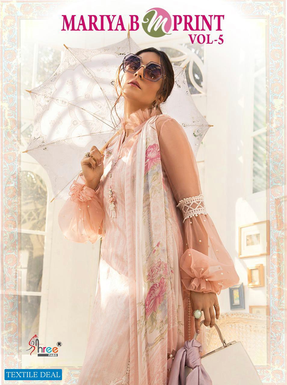 MARIYA B M PRINT VOL 5 BY SHREE FAB JAM COTTON EMBROIDERY SUIT CONCEPT