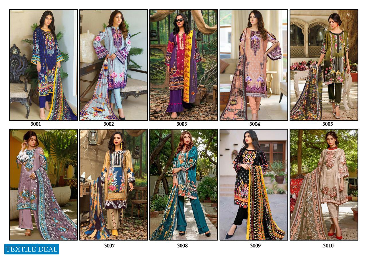 MARIYA B VOL 3 PURE LAWN PAKISTANI SUIT CONCEPT IN SURAT MARKET