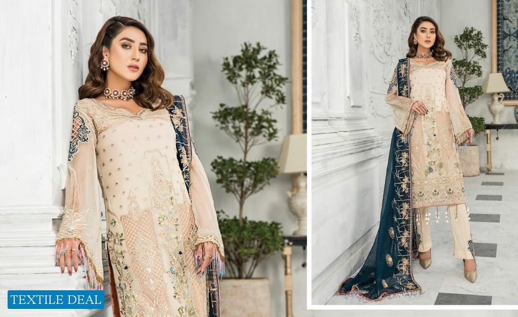 MARYAMS PREMIUM VOL-7 LUXURY EMBROIDERED CHIFFON COLLECTION 2021