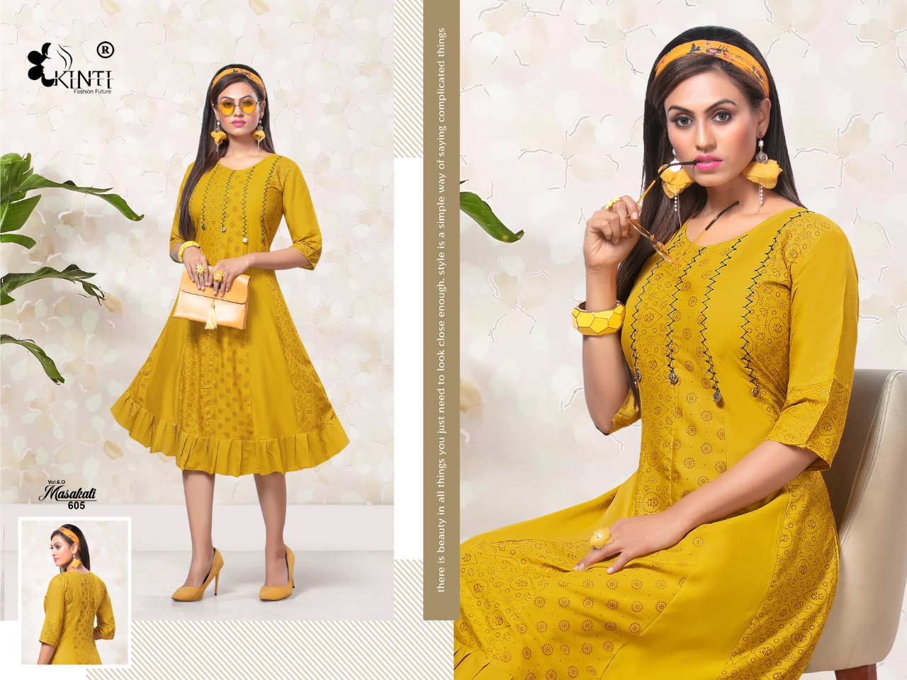 MASAKALI VOL 6 BY KINTI RAYON SIMPLE CASUAL WEAR KURTI AT CHIPEST PRICE IN SURAT MARKET