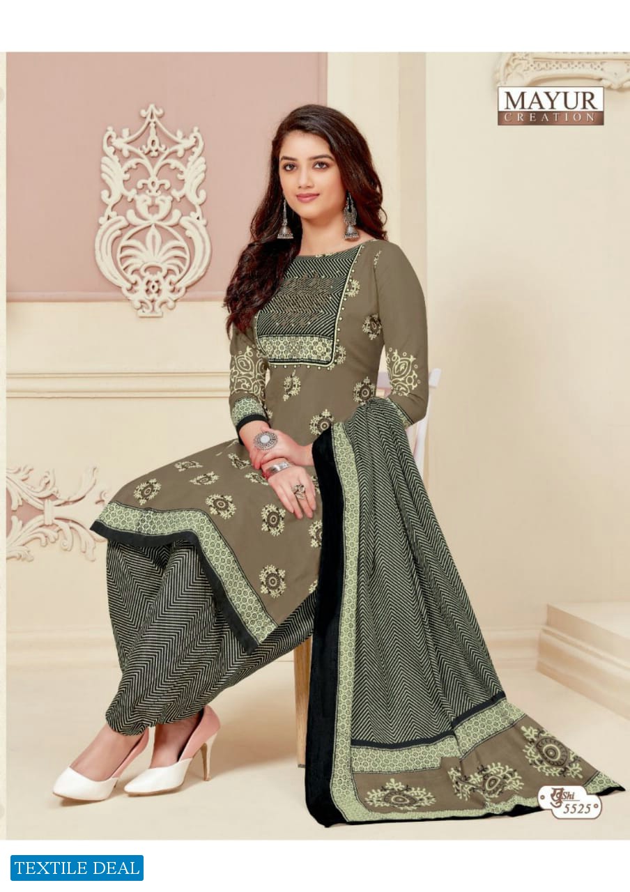 MAYUR CREATION KHUSHI VOL 55 COTTON CASUAL WEAR DRESS MATERIALS