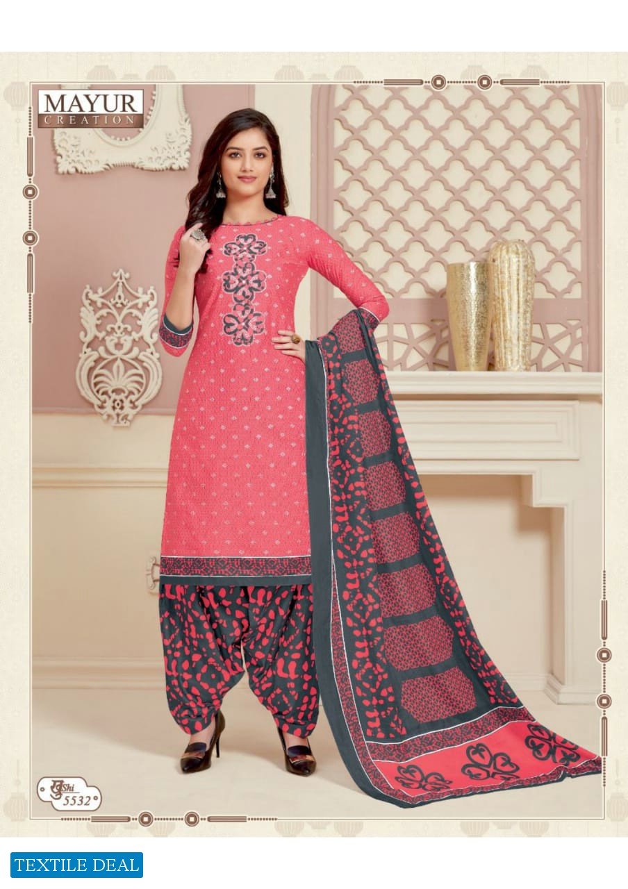 MAYUR CREATION KHUSHI VOL 55 COTTON CASUAL WEAR DRESS MATERIALS