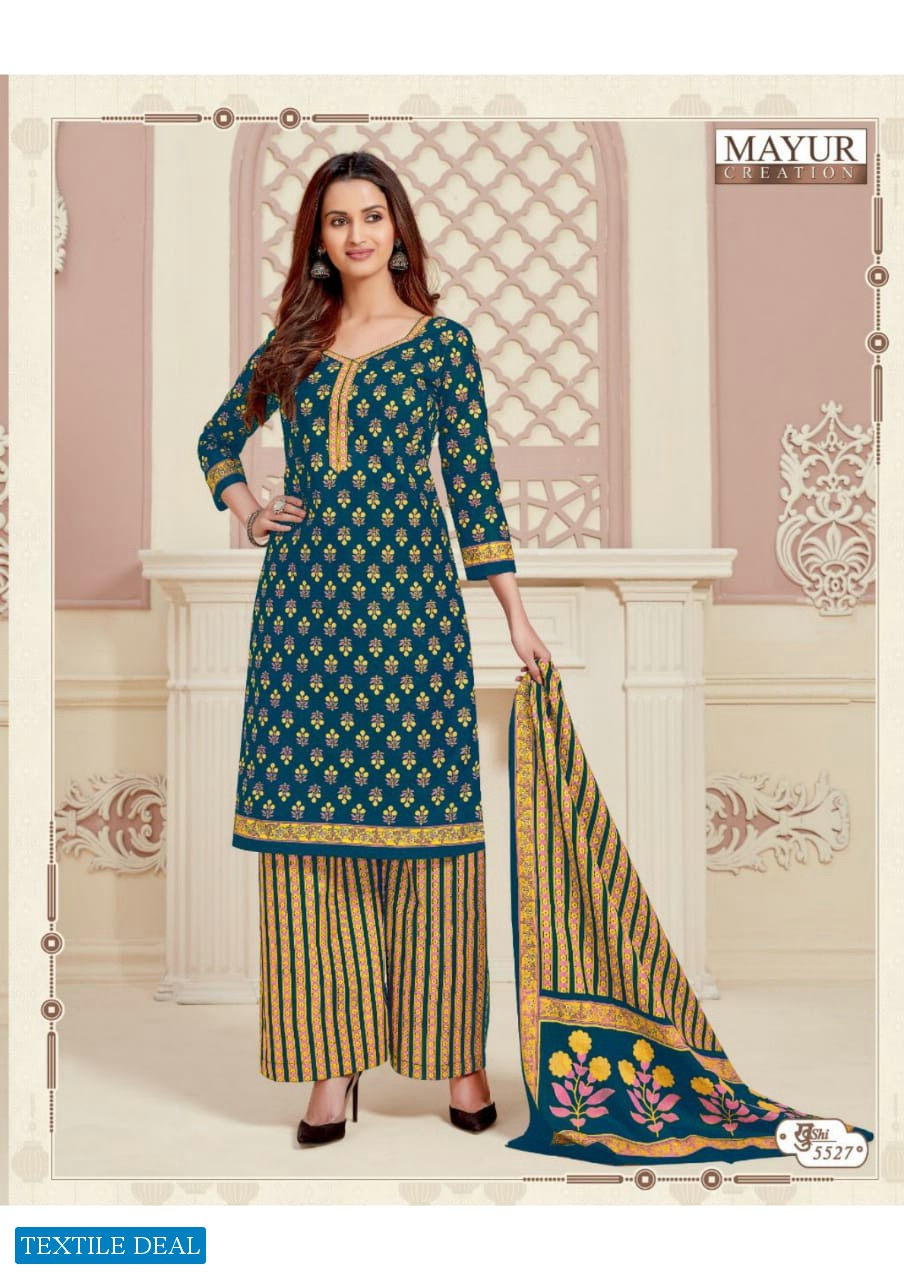 MAYUR CREATION KHUSHI VOL 55 COTTON CASUAL WEAR DRESS MATERIALS