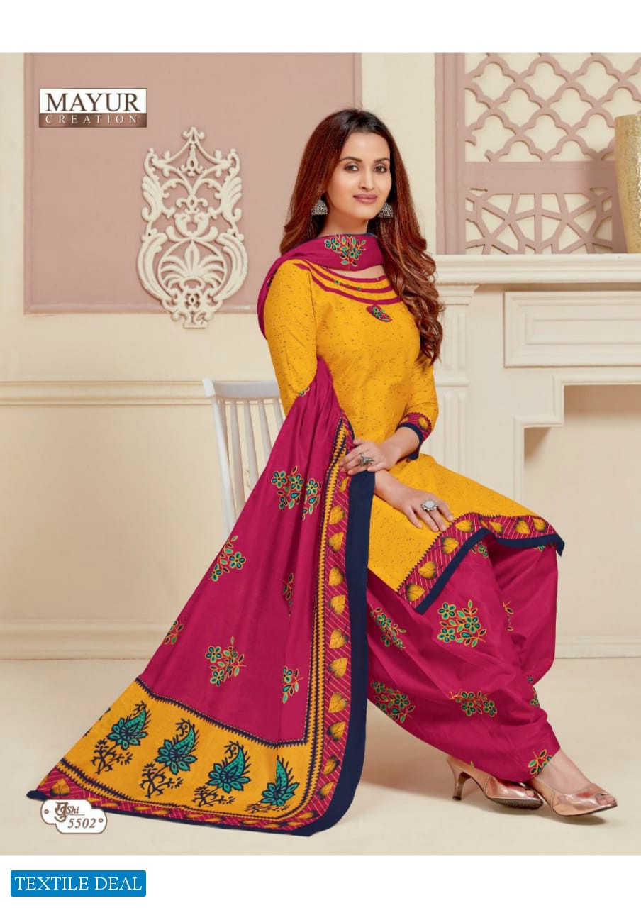 MAYUR CREATION KHUSHI VOL 55 COTTON CASUAL WEAR DRESS MATERIALS
