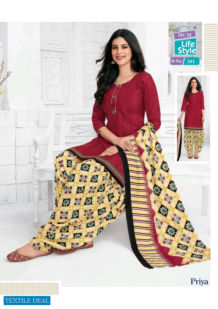 MCM Priya Vol-11 Wholesale Cotton Dress Material