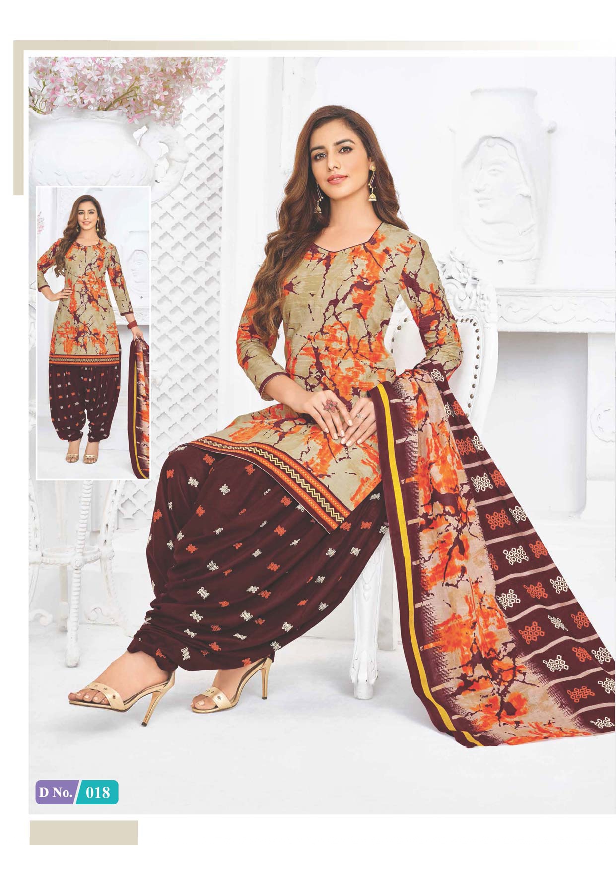 MCM Priya Vol-8 Wholesale Unstitched Cotton Dress Material