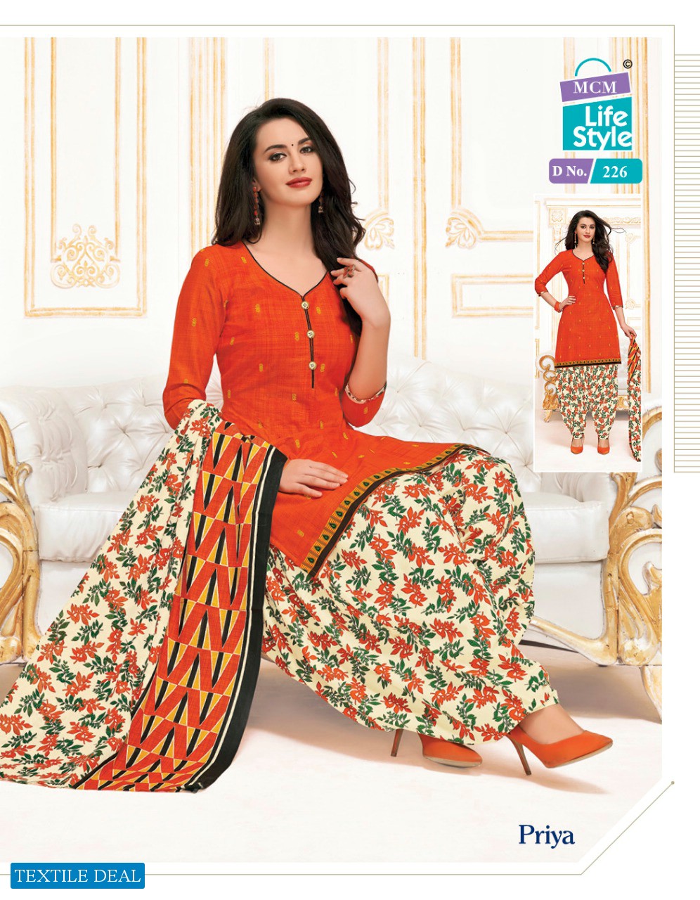 MCM Priya Vol-9 Wholesale Formal Woman Dress Material