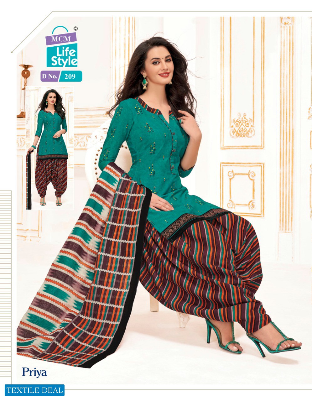 MCM Priya Vol-9 Wholesale Formal Woman Dress Material