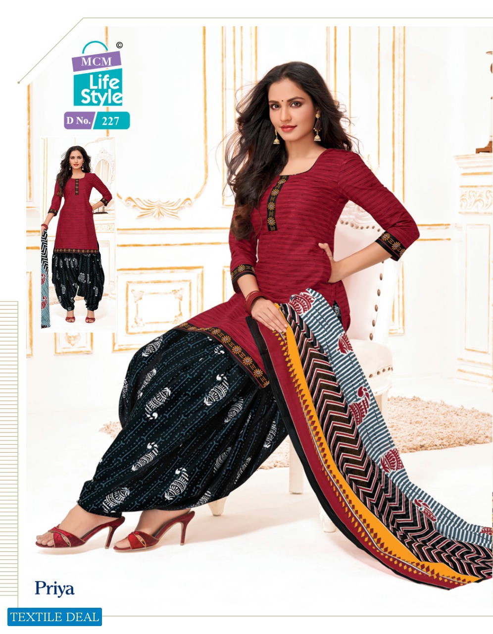 MCM Priya Vol-9 Wholesale Formal Woman Dress Material