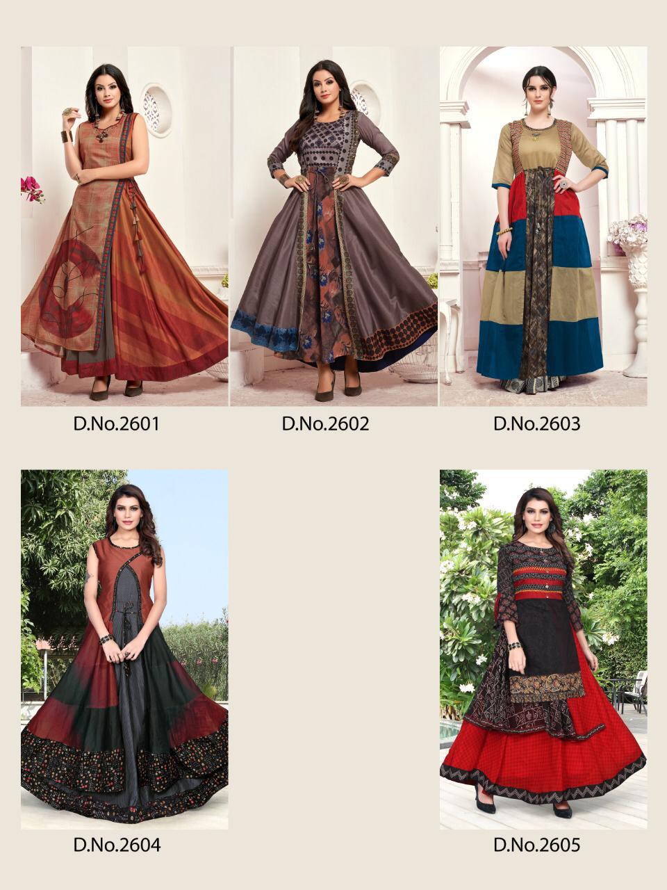 MEERALI PRESENT AARAJU EXCLUSIVE FANCY LONG GOWN COLLECTION