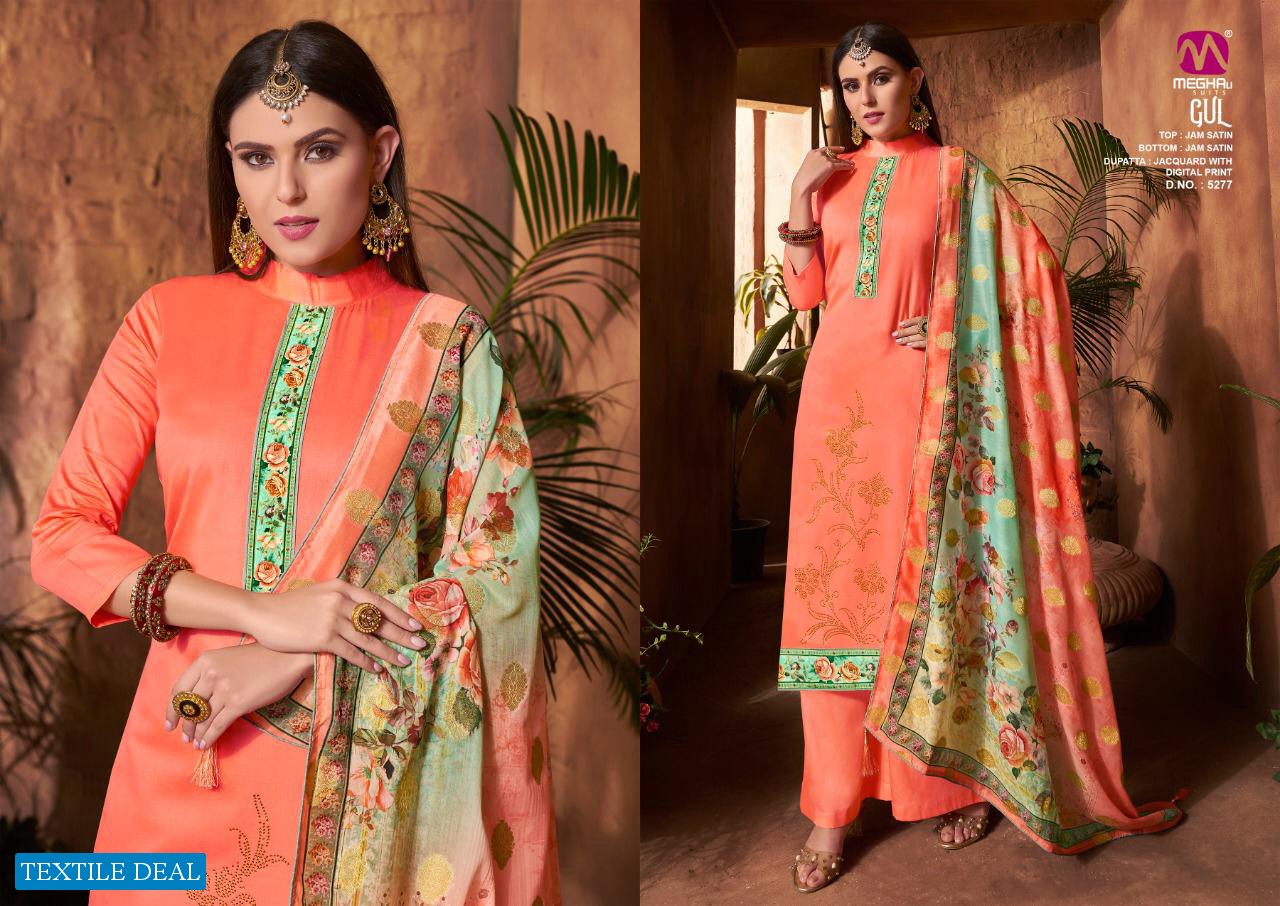 MEGHALI SUIT GUL JAM SATIN LOOKING FANCY SALWAR SUITS COLLECTION
