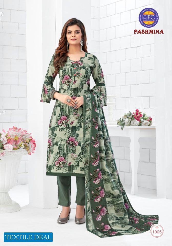 MFC Pashmina Vol-10 Wholesale Shopping Dress Material
