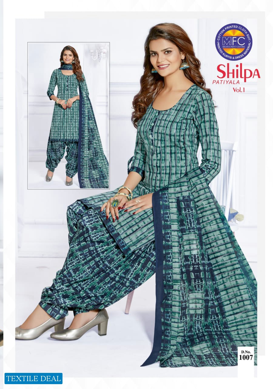 MFC Shilpa Patiyala Vol-1 Wholesale Formal Dress Material