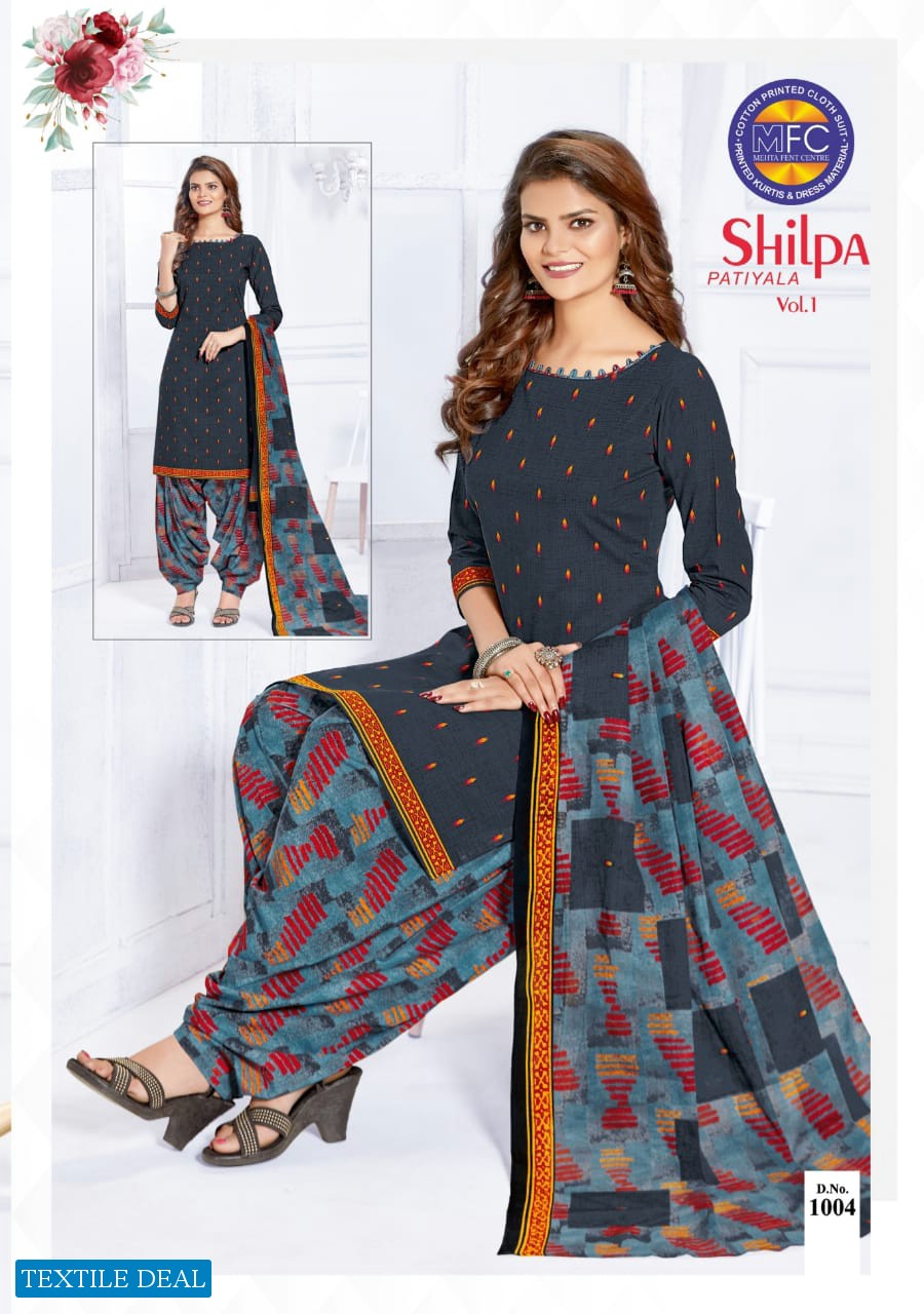 MFC Shilpa Patiyala Vol-1 Wholesale Formal Dress Material