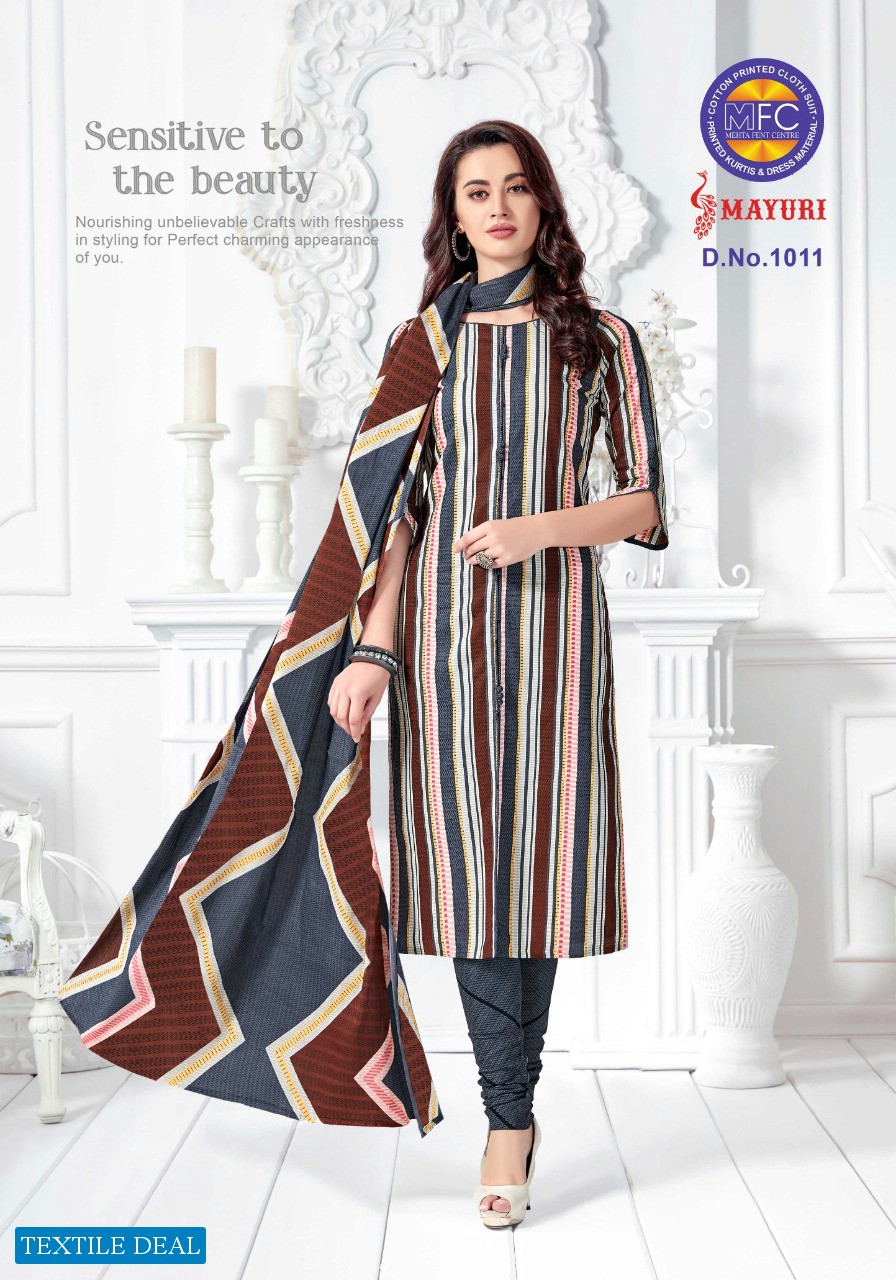 MFC mayuri Wholesale Shopping Premium Cotton Dress Material
