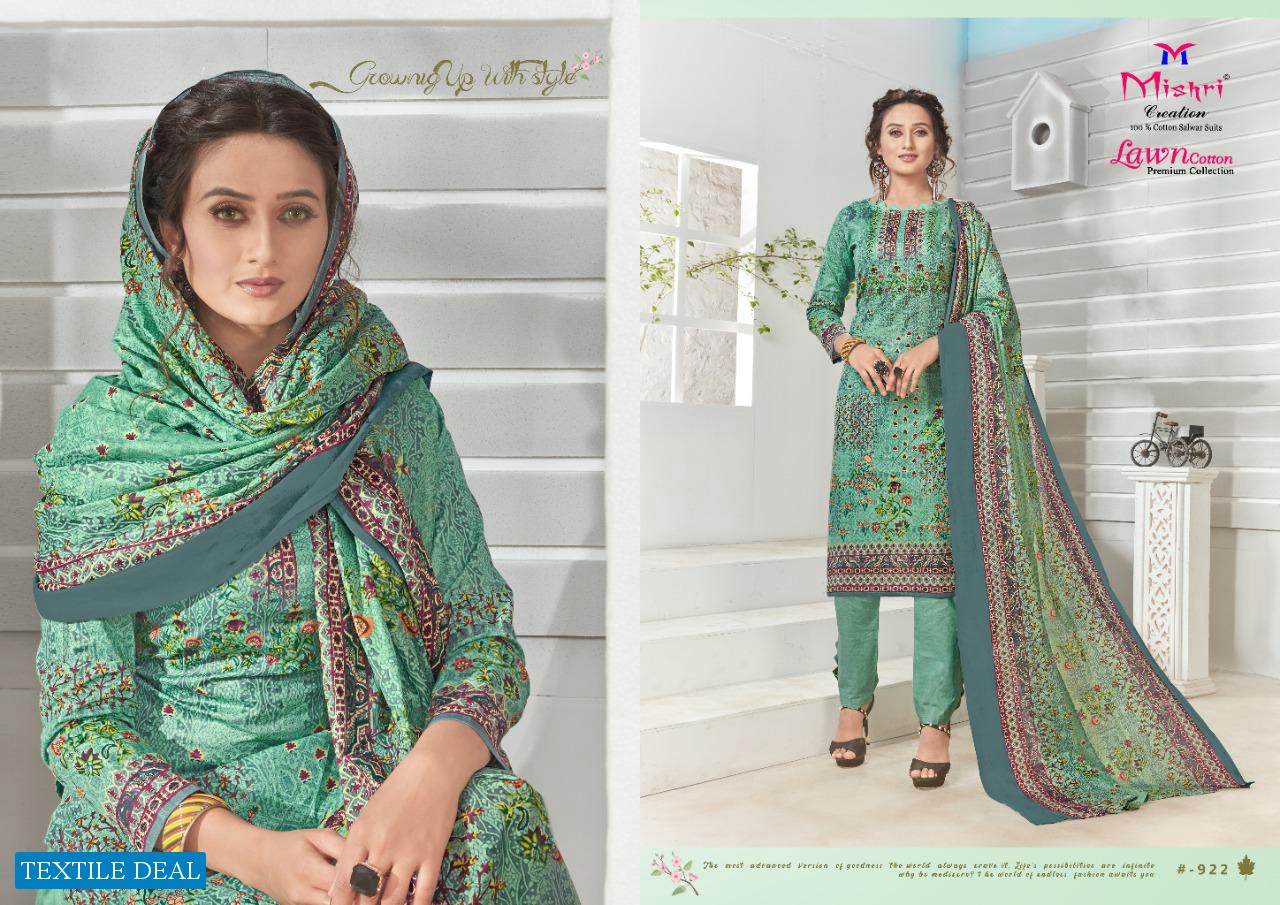 MISHRI CREATION LAWN COTTON VOL 3 KARACHI STYLE COTTON SUIT SELLER