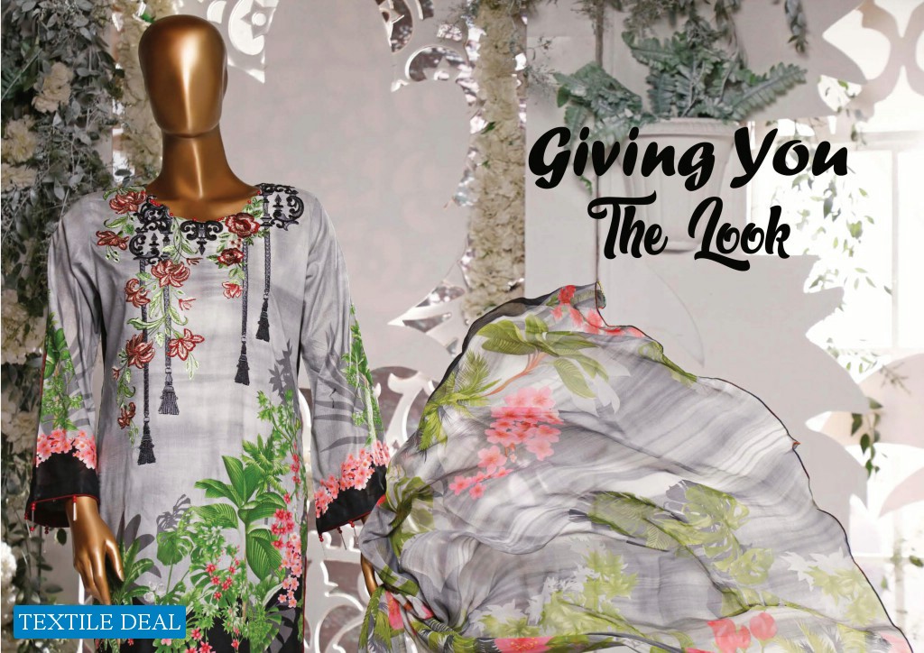 MM Textiles amber Icon premium Embroidered Printed Lawn Collection 2020