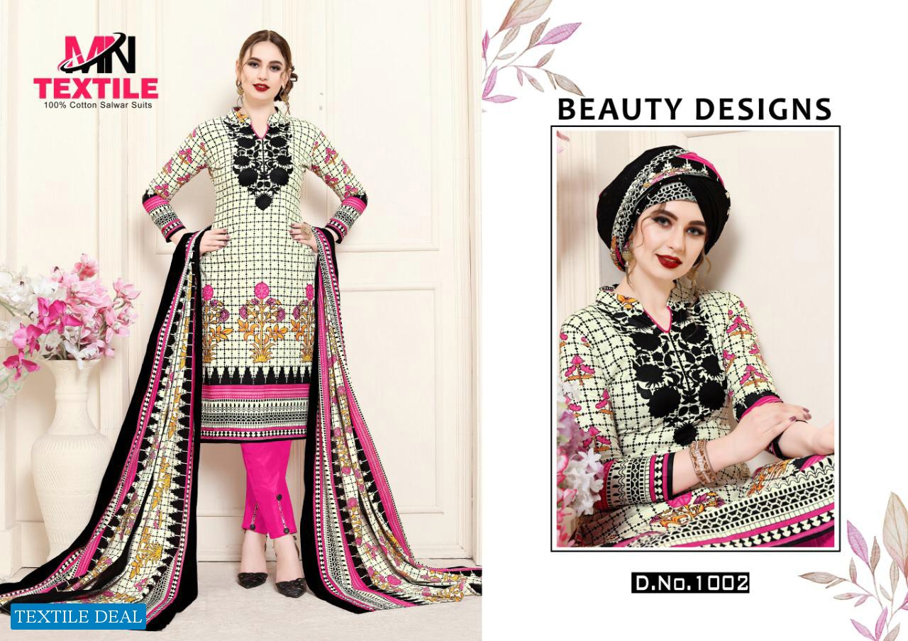 MN Textile Sabnam Karachi Cotton Vol-1 Wholesale Cotton Salwar Suits