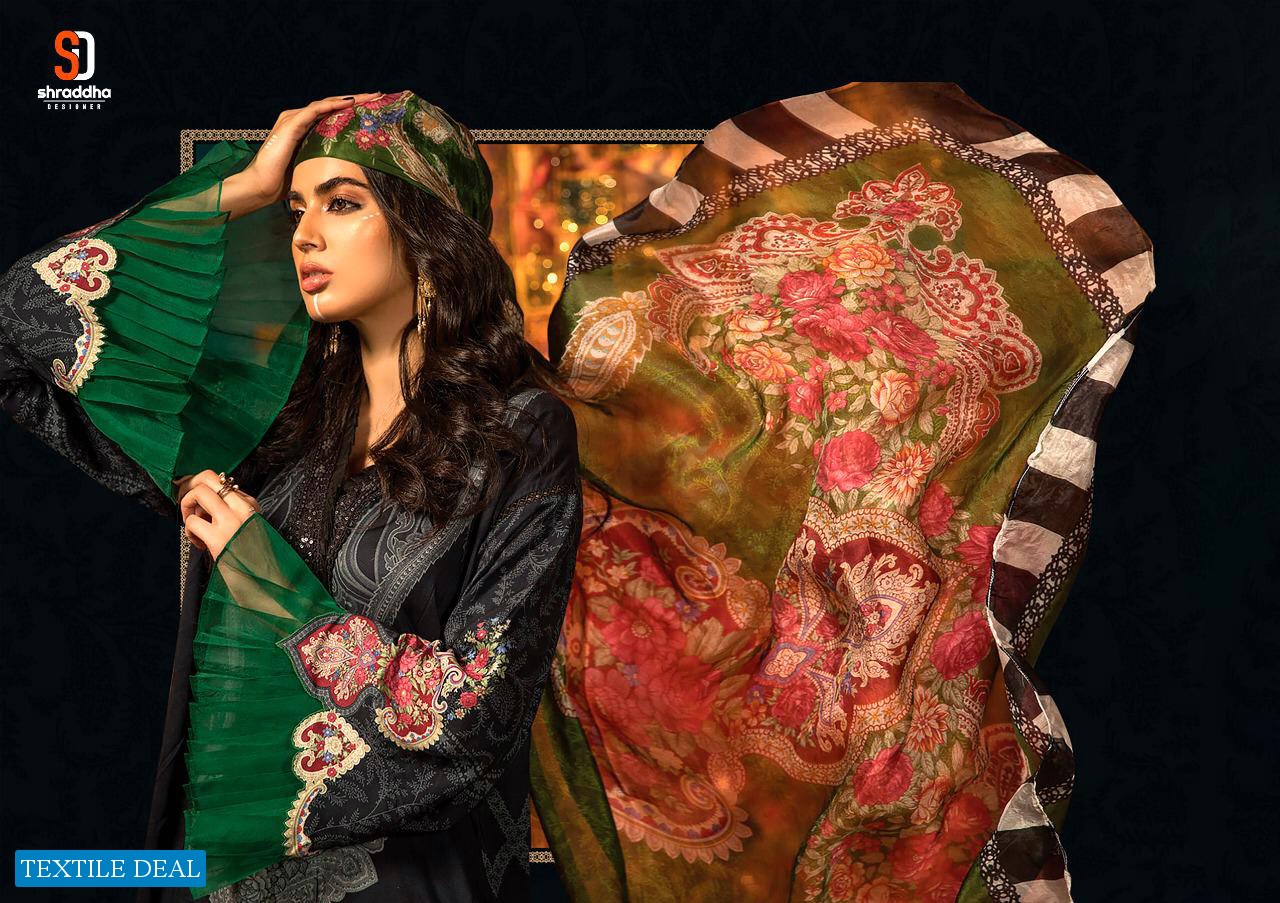 MPRINT VOL 5 BY SHRADDHA LAWN COTTON PAKISTANI DRESS MATERIALS