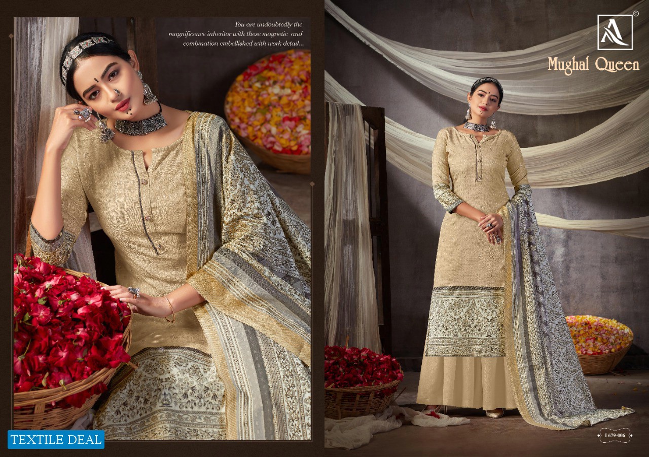 MUGHAL QUEEN BY ALOK PURE WOOL PASHMINA DESIGNER SALWAR KAMEEZ