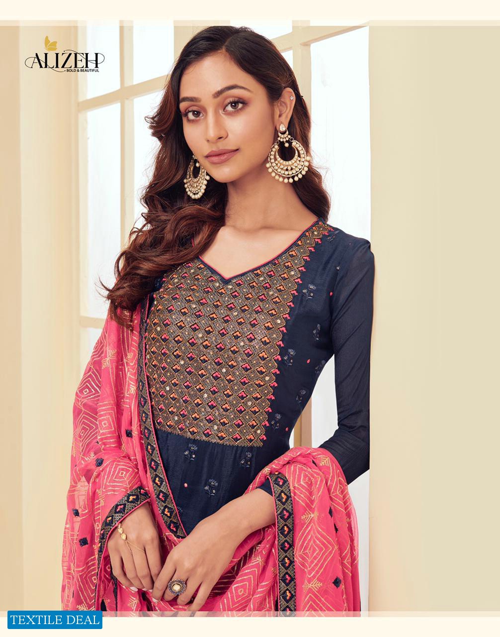 MURAD VOL 2 BY ALIZEH GEORGETTE EMBROIDERY PARTY WEAR SUITS