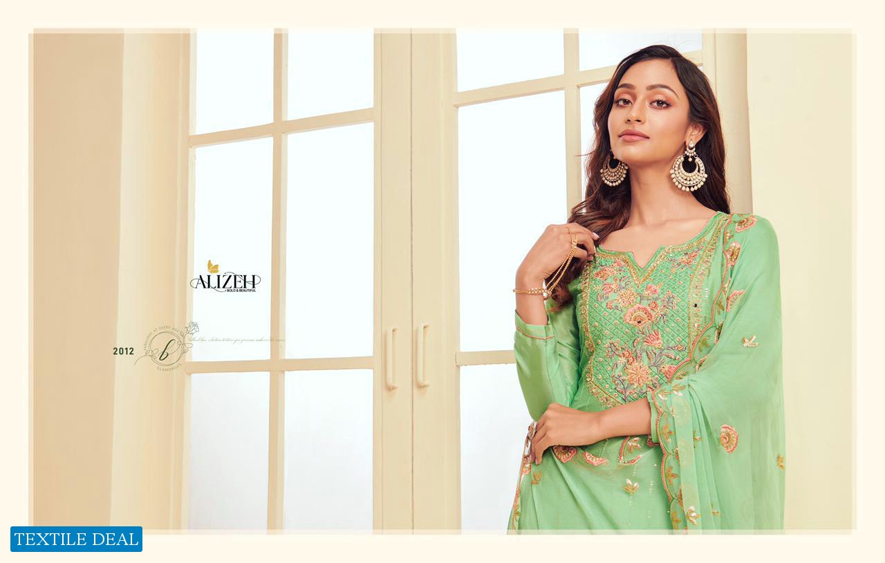 MURAD VOL 2 BY ALIZEH GEORGETTE EMBROIDERY PARTY WEAR SUITS