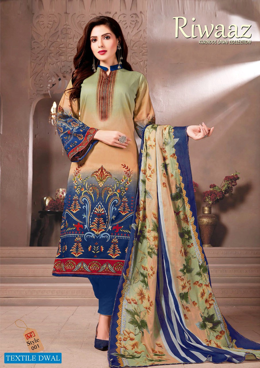 Madhav Riwaaz Vol-2 Wholesale Lawn Cotton Dress Material