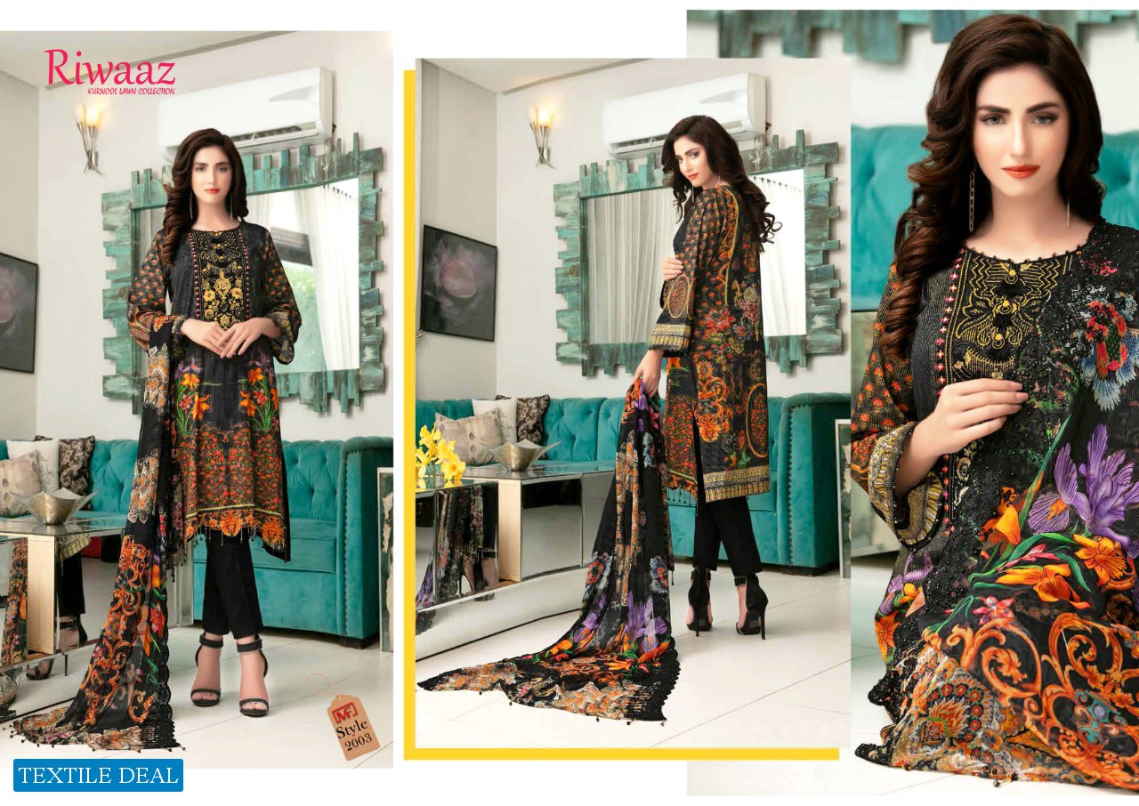 Madhav Riwaaz Wholesale Lawn Cotton Dress Material