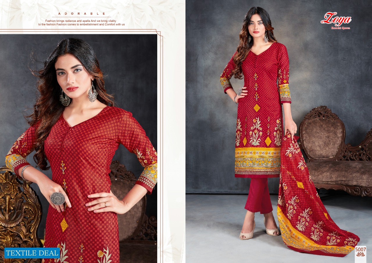 Madhav Zoya Karachi Queen Vol-5 Wholesale Printed Dress Material