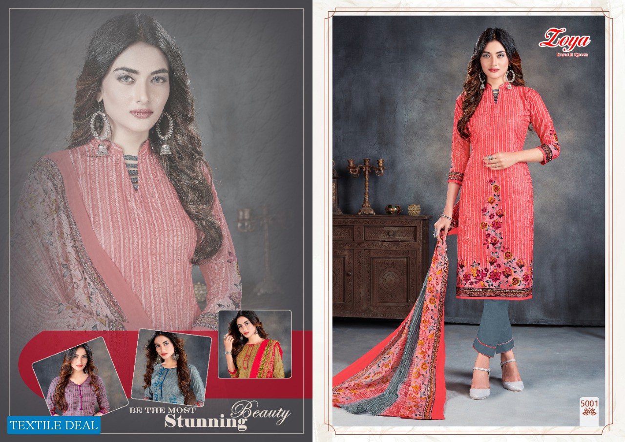 Madhav Zoya Karachi Queen Vol-5 Wholesale Printed Dress Material