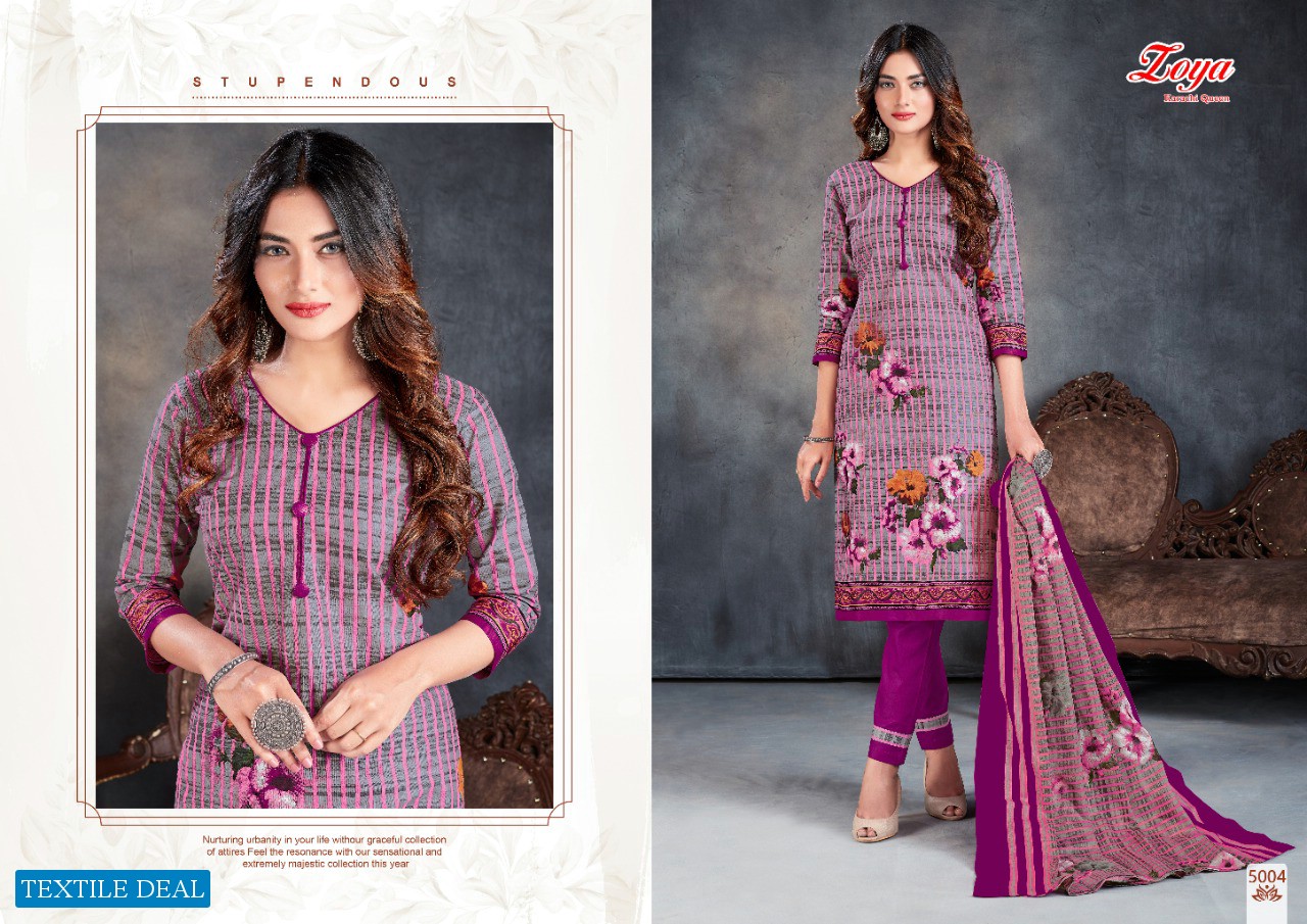 Madhav Zoya Karachi Queen Vol-5 Wholesale Printed Dress Material