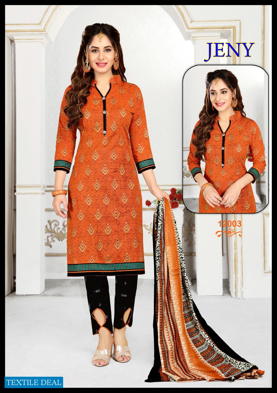 Madhav jeny Vol-12 Wholesaler Formal Woman Dress Material