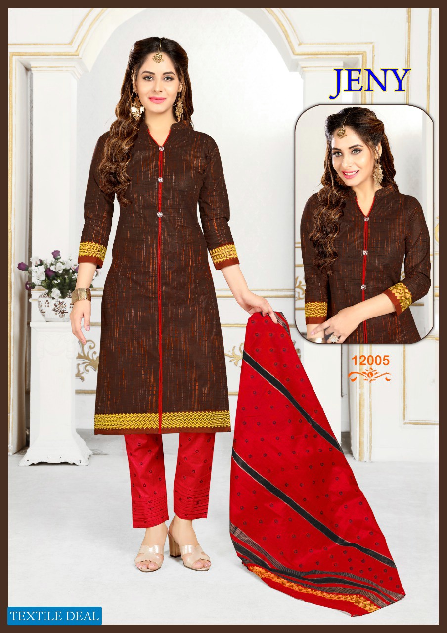 Madhav jeny Vol-12 Wholesaler Formal Woman Dress Material