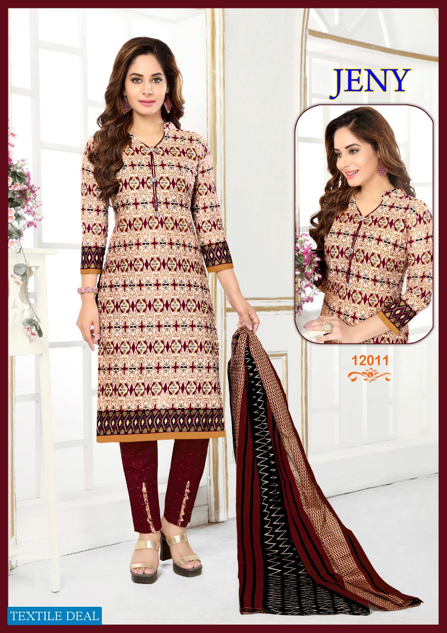 Madhav jeny Vol-12 Wholesaler Formal Woman Dress Material
