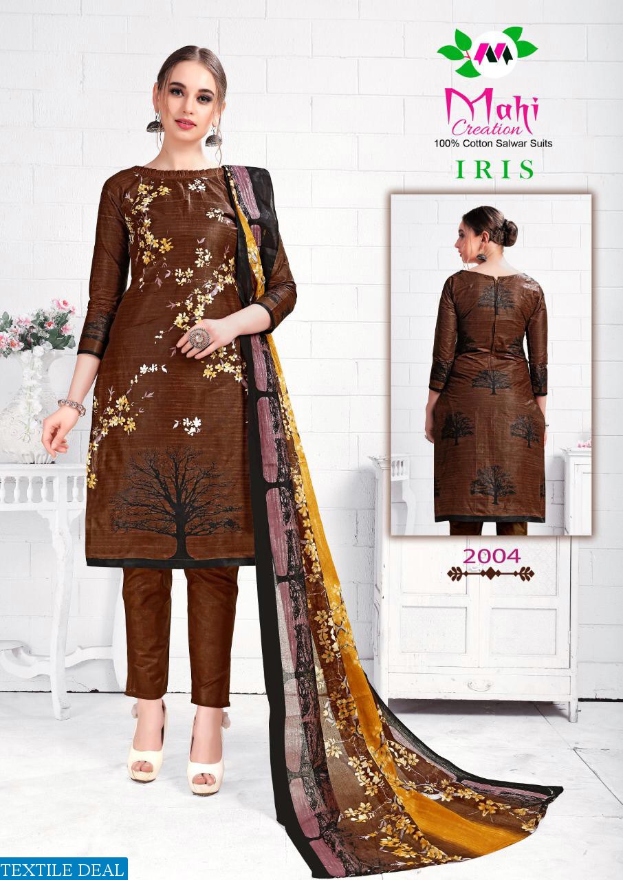 Mahi iris Vol-2 Wholesale Designer Cotton Printed Dress material