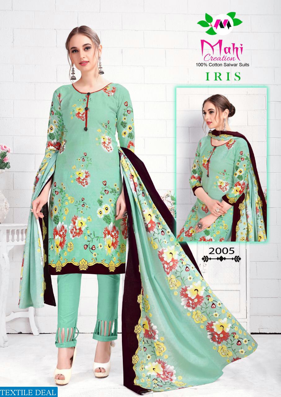Mahi iris Vol-2 Wholesale Designer Cotton Printed Dress material