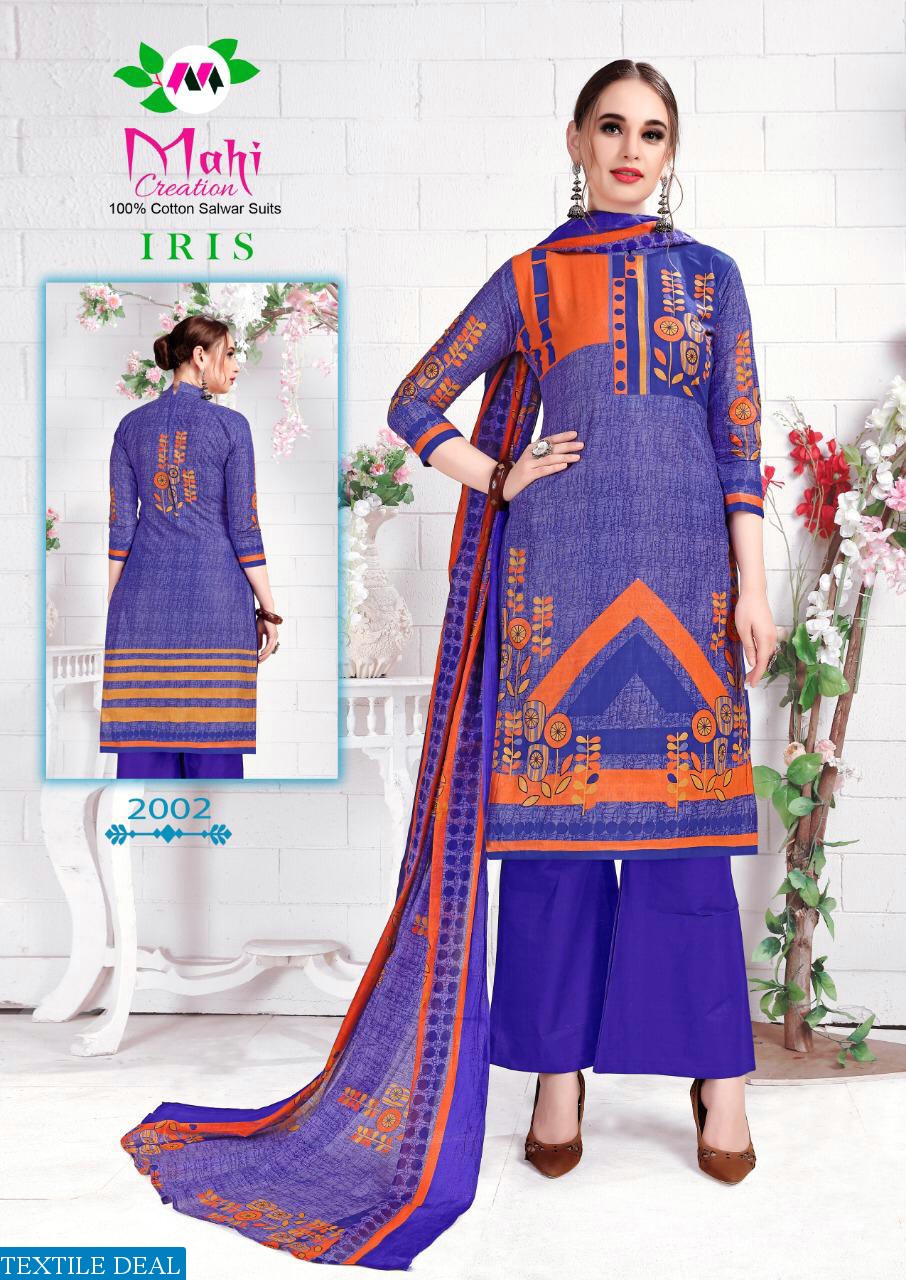 Mahi iris Vol-2 Wholesale Designer Cotton Printed Dress material