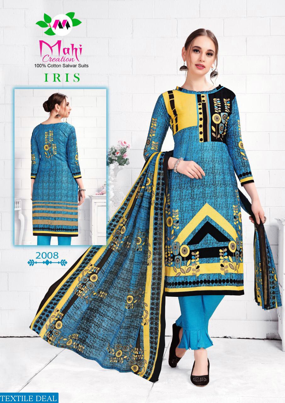 Mahi iris Vol-2 Wholesale Designer Cotton Printed Dress material