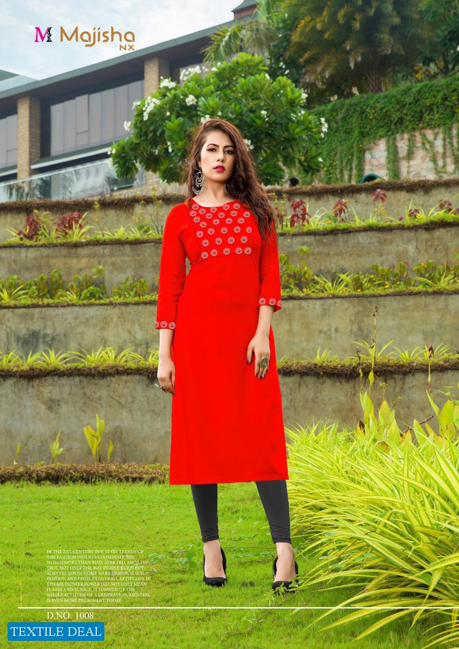 Majisha Nx Apple Wholesale Long Kurtis Collection