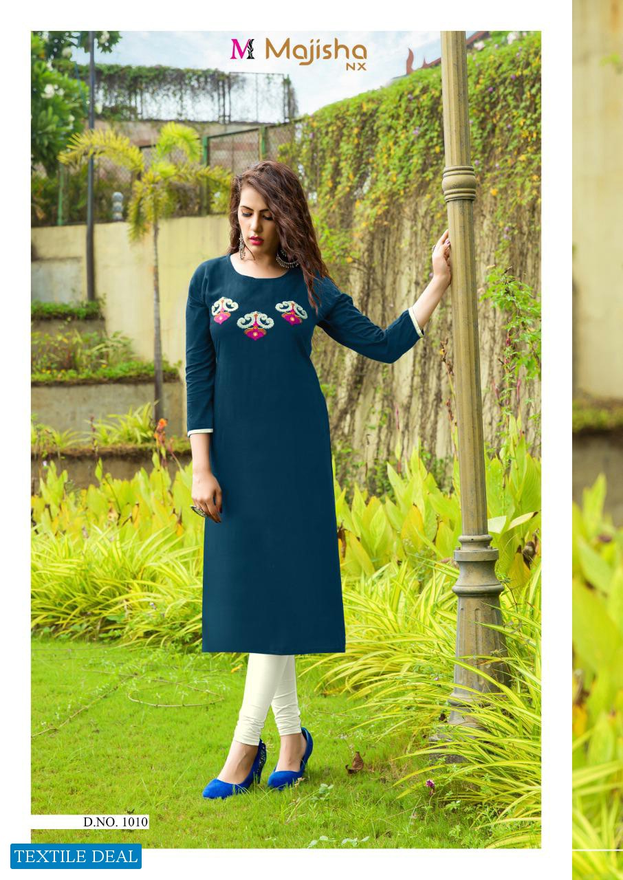 Majisha Nx Apple Wholesale Long Kurtis Collection