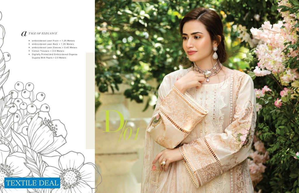 Manara Luxury Lawn By Kahf 2021 Wholesale Branded Pakistani Dress