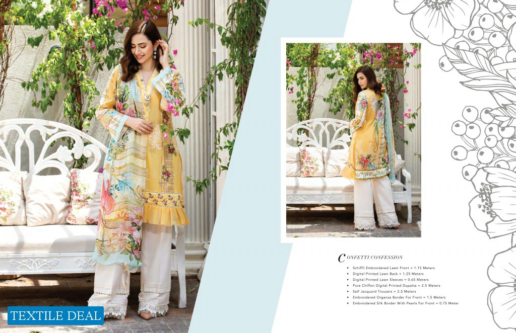 Manara Luxury Lawn By Kahf 2021 Wholesale Branded Pakistani Dress