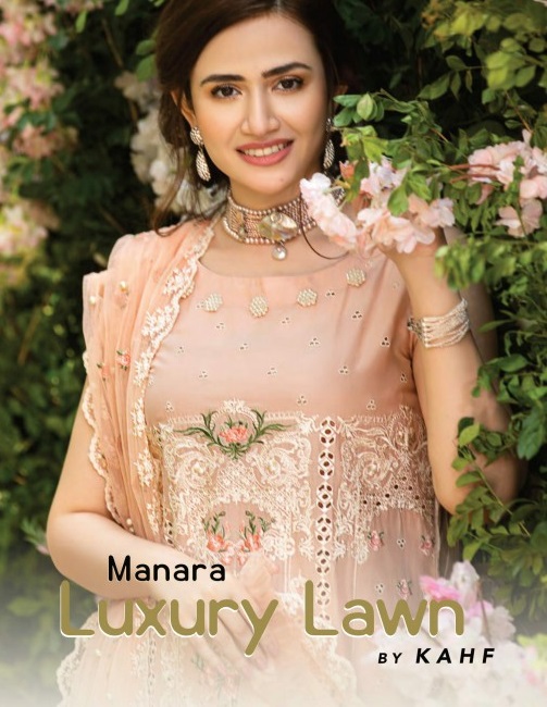 Manara Luxury Lawn By Kahf 2021 Wholesale Branded Pakistani Dress
