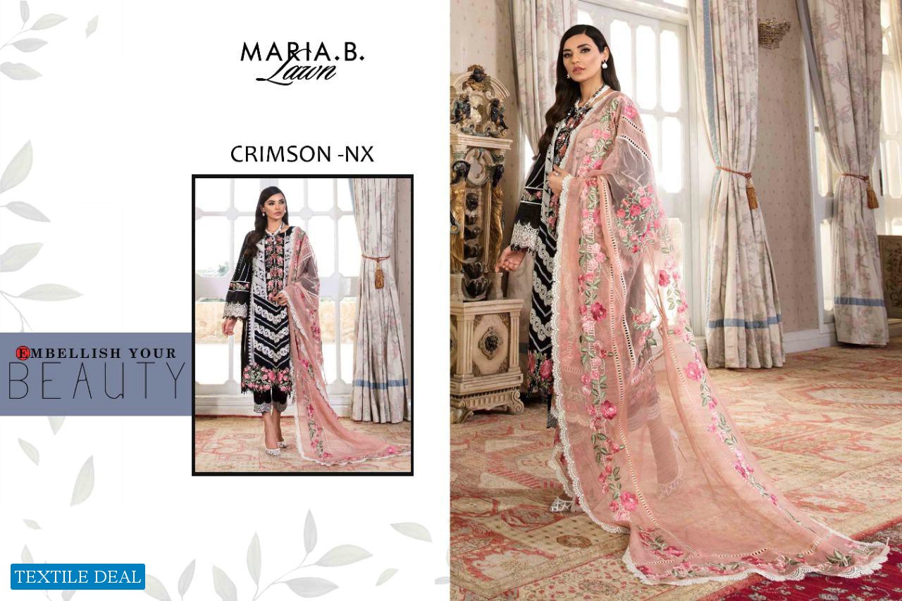 Maria B Crimson Nx Wholesale Designer Pakistani Dress