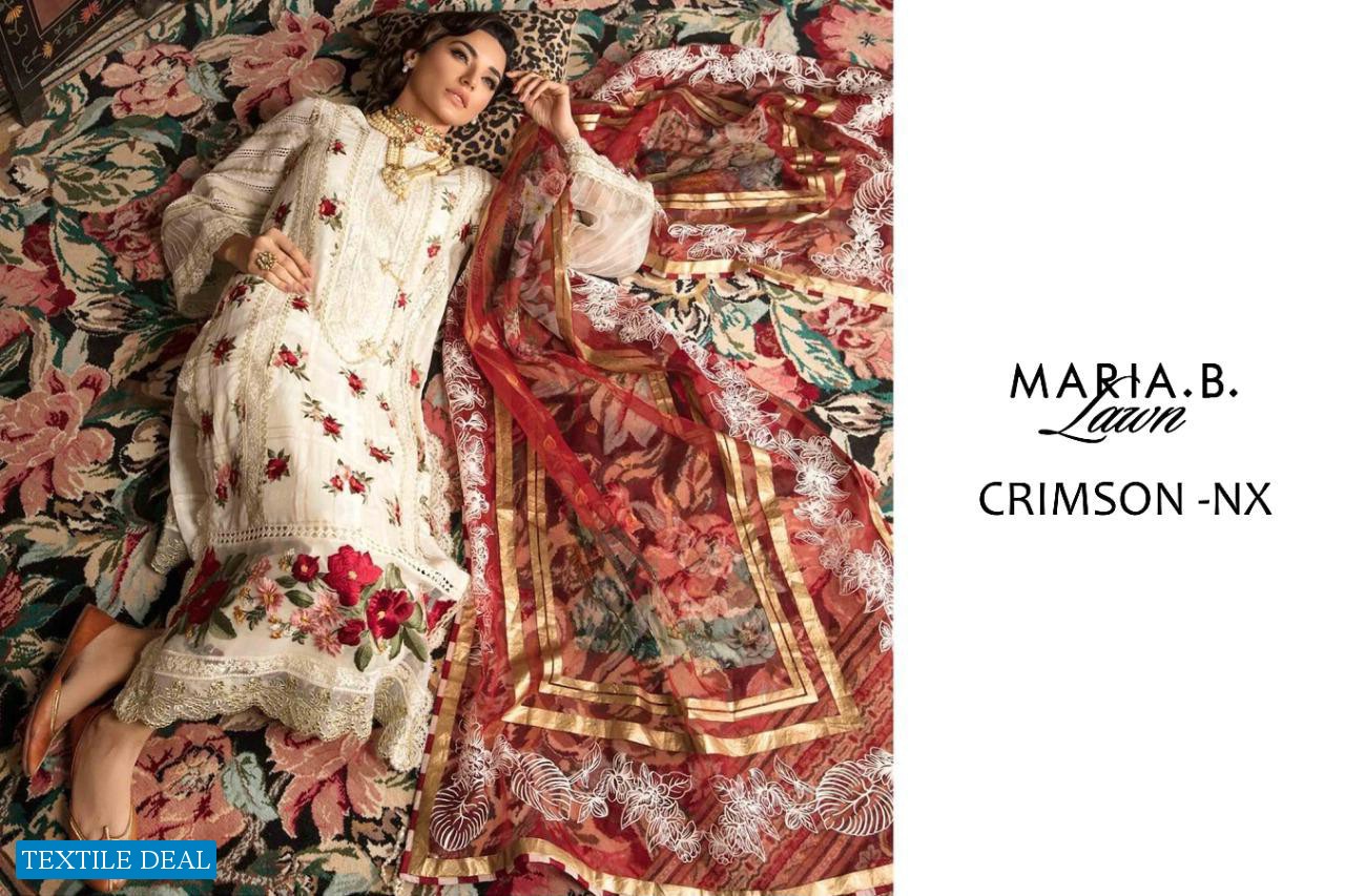 Maria B Crimson Nx Wholesale Designer Pakistani Dress