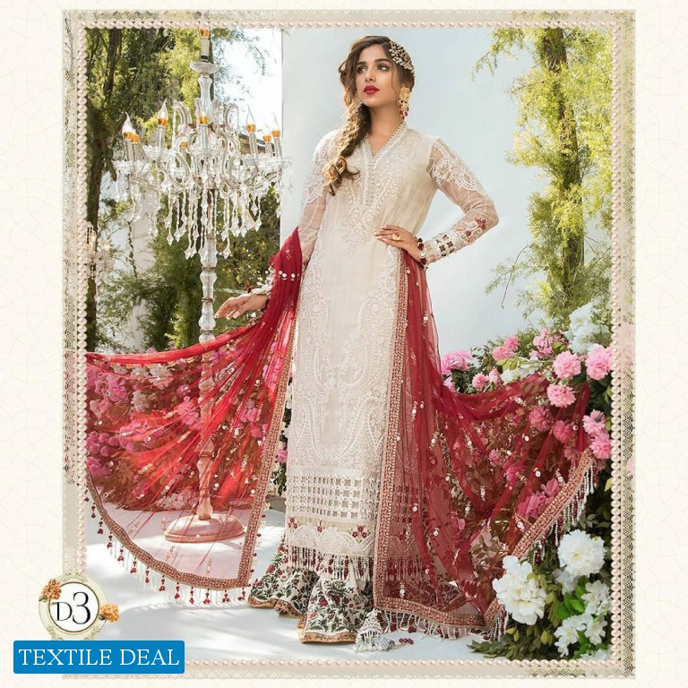 Maria B Embroidered 2021 Wholesale Original Pakistani Dress